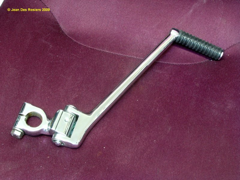 0907 Kick start lever back from the chrome shop