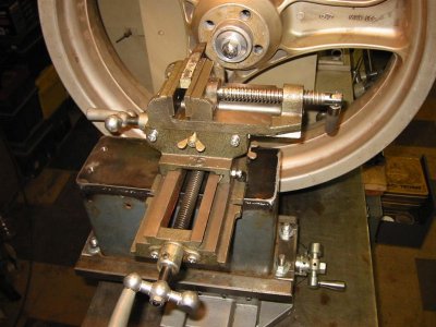 Machining larger objects than lathe swing allows
