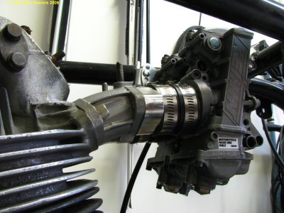 0244 making a manifold for Keihin FCR35 carburators