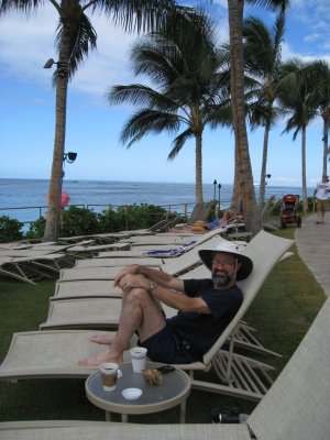 Hotel pool area