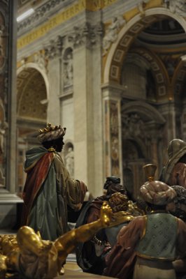 St. Peter's Nativity Scene: The Fallen Angel