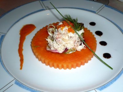 blue swimmer crab salad