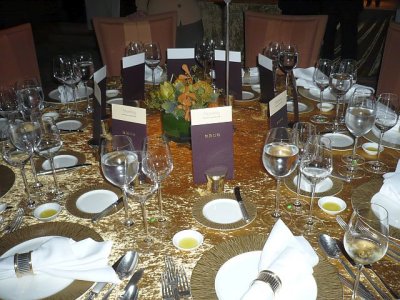 the table setting