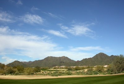 Golfing at the Sanctuary, AZ