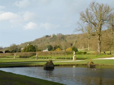 Towards the Hunting Tower from the canal