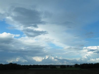 Clouds from the motorway