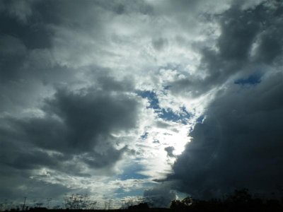 Clouds from the motorway