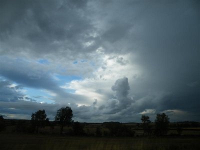 Clouds from the motorway