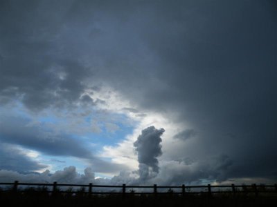 Clouds from the motorway