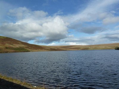 We have reached the Upper Lliw reservoir
