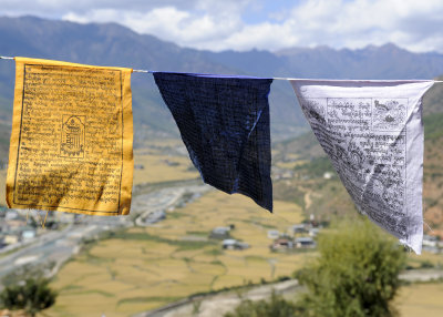 Prayer Flags Over Paro