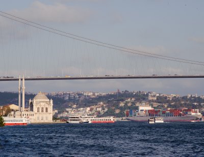 View North Towards Ortakoy Mosque
