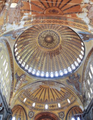 Domes in Hagia Sophia