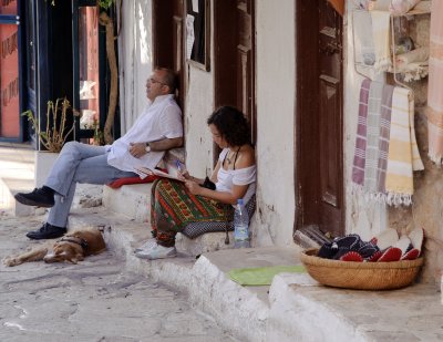 Shopkeepers in Kas