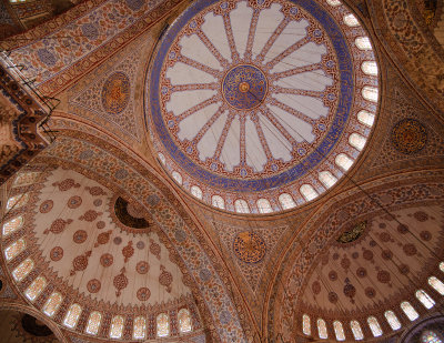 Domes in Blue Mosque