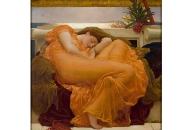 the author ?Flaming JuneFrederic, Lord Leighton