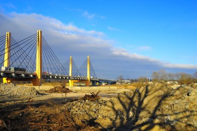 Millenium bridge on Popowice