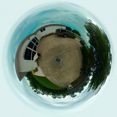 Globe Pano with Zenitar 16mm Fisheye