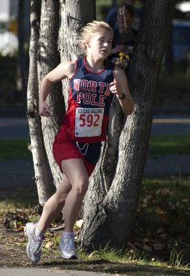 Kelley Schmitz, North Pole, third with 12:21.60