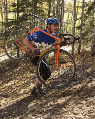 Orange bikes