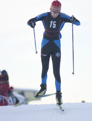 Chugiak's David McPhetres skied to 14th with a 14:42.1