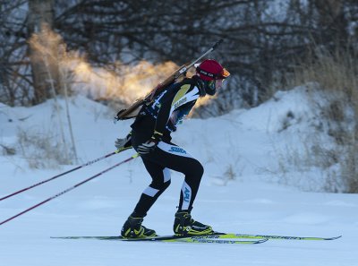 Six degrees. Almost cold enough for classic skis!