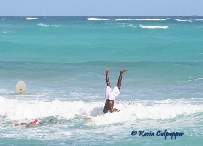 Longboard Surfing