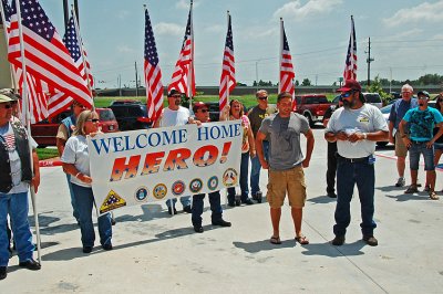 Patriot Guard - SPC. Fenerty Welcome Home