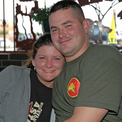 Pfc Billy Lawson and Wife