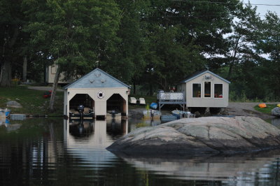 Hungry Lake - boathouse