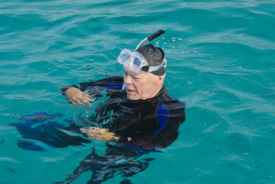 Charlie in the Water with Camera