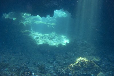 Underwater Passage, Devil's Crown, Floreana