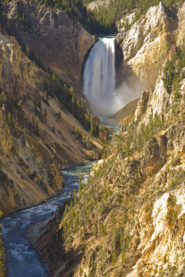 Lower Falls on Yellowstone River