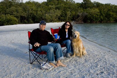 Relaxing at Dog Beach