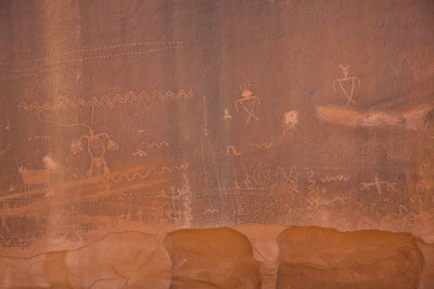 Indian Pictograph Close-up