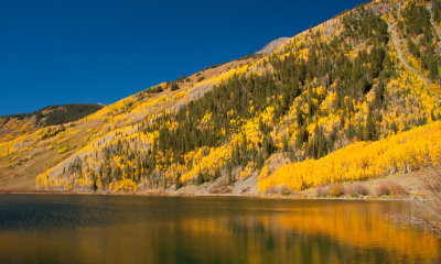 Aspen and Lake Near Red Mtn Pass