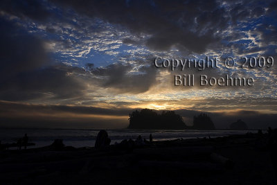 Quileute Sunset over James Island