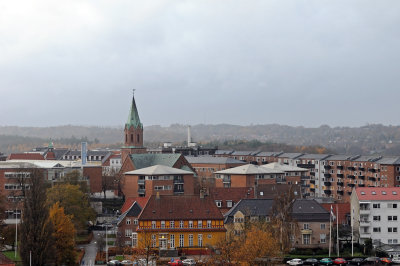 Silkeborg on a Rainy Day in November 4