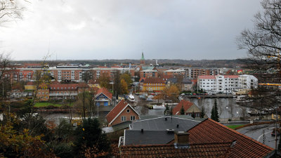 Silkeborg on a Rainy Day in November 1
