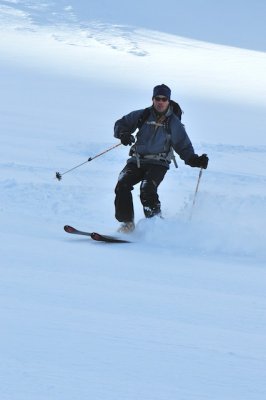 back country skiing