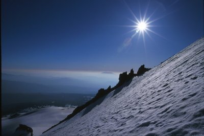 sunburst from the slopes