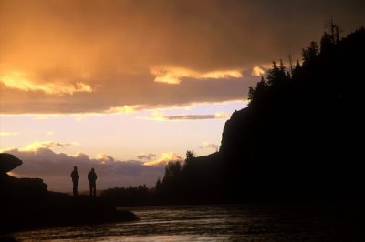 river sunset