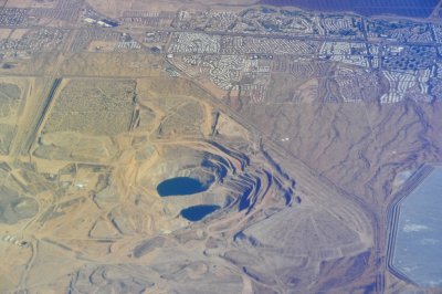 open pit mine, arizona