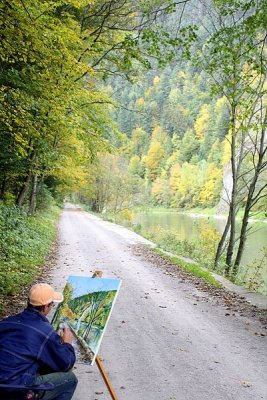 The Dunajec River, Slovakia.