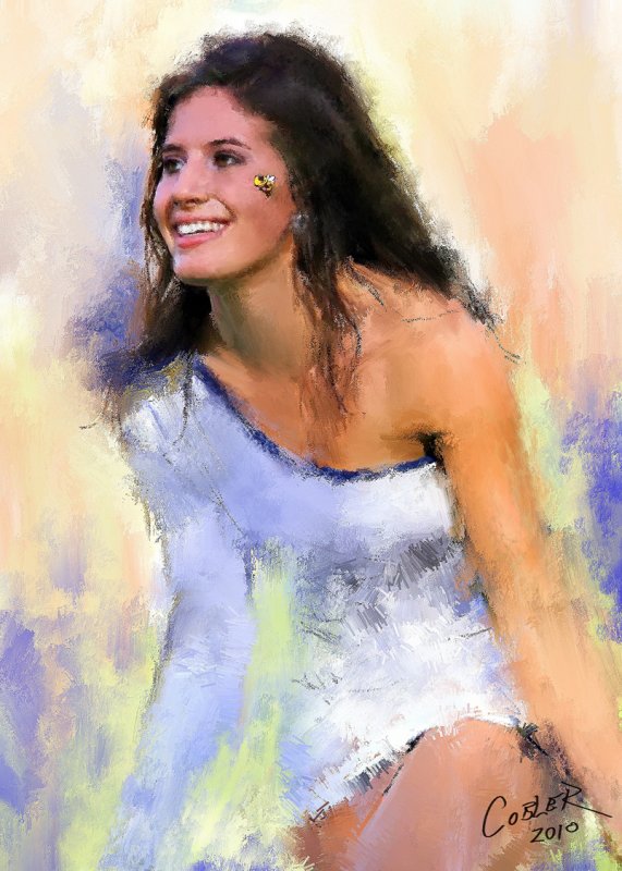 Georgia Tech Dancer By Jerry Pillarelli