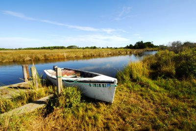 Boat On The Marsh