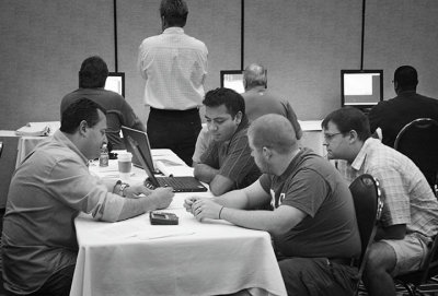 Fernando Sannibale with Students