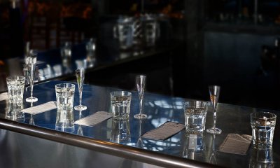 The tasting counter at Hangar One