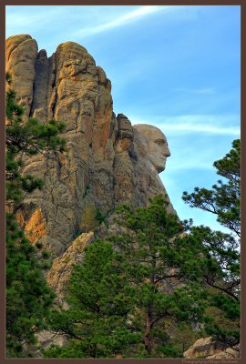 Mount Rushmore South Dakota, A different view