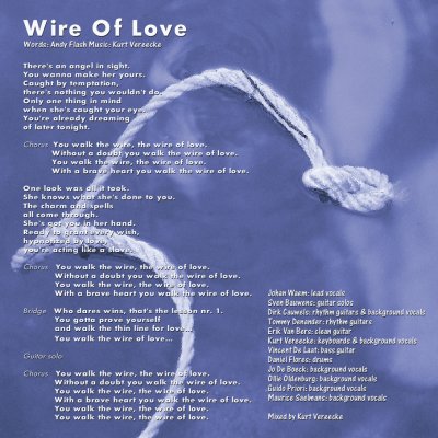 Wire Of Lovel Lyric with background!!!
